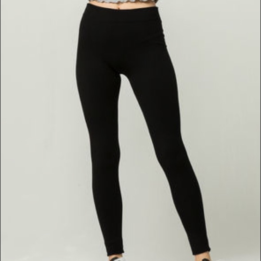 Just One French terry black leggings